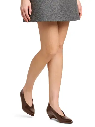 Jil Sander Women's Arc 45MM Leather Pumps | Thumbnail 2