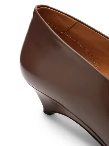 Jil Sander Women's Arc 45MM Leather Pumps | Thumbnail 6