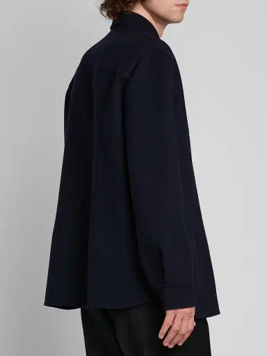 Jil Sander Men's Double Wool Shirt Jacket | Thumbnail 3 Jil Sander Men's Double Wool Shirt Jacket | Thumbnail 3