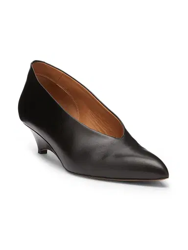 Jil Sander Women's Arc 45MM Leather Pumps | Thumbnail 3