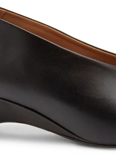 Jil Sander Women's Arc 45MM Leather Pumps - Black - Size 6 | Thumbnail 7
