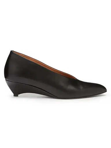 Jil Sander Women's Arc 45MM Leather Pumps | Thumbnail 1