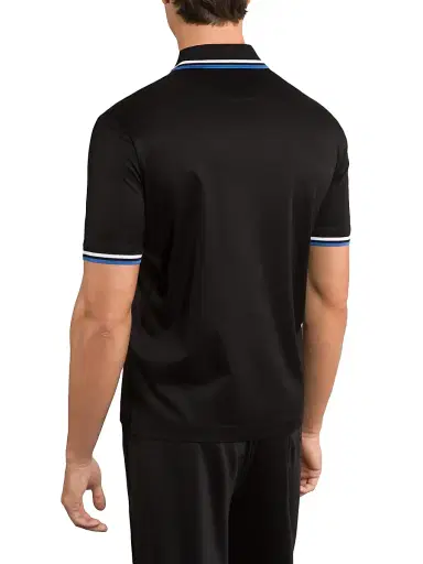 Stefano Ricci Men's Polo Shirt - Black | Thumbnail 3 Stefano Ricci Men's Polo Shirt - Black | Thumbnail 3