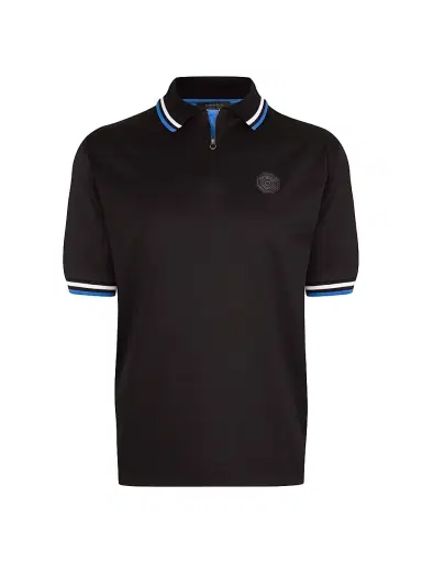 Stefano Ricci Men's Polo Shirt - Black | Thumbnail 1 Stefano Ricci Men's Polo Shirt - Black | Thumbnail 1