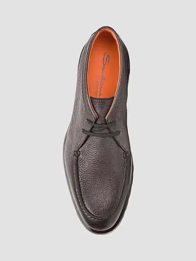 Santoni Men's Rock Leather Chukka Boots | Thumbnail 4