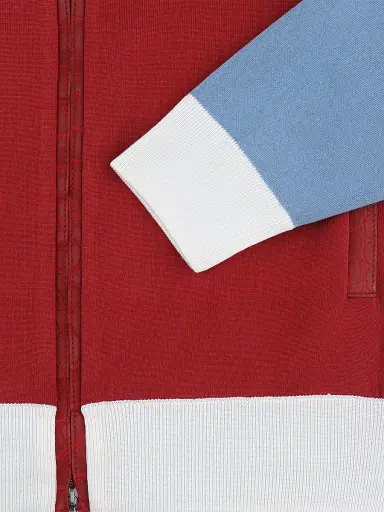 Stefano Ricci Men's Blouson Sweater Jacket - Red | Thumbnail 3