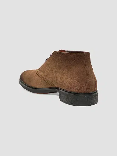 Santoni Men's Easy Burnished Suede Chukka Boots | Thumbnail 4 Santoni Men's Easy Burnished Suede Chukka Boots | Thumbnail 4