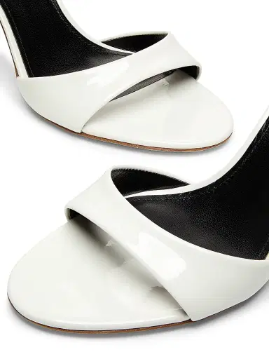 Paris Texas Women's Lidia Patent Leather Mules - White Patent - Size 11 | Thumbnail 5 Paris Texas Women's Lidia Patent Leather Mules - White Patent - Size 11 | Thumbnail 5