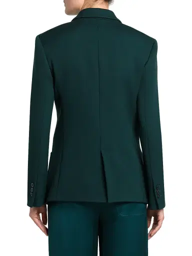 Giorgio Armani Women's Stretch Wool Double-Breasted Jacket | Thumbnail 4 Giorgio Armani Women's Stretch Wool Double-Breasted Jacket | Thumbnail 4