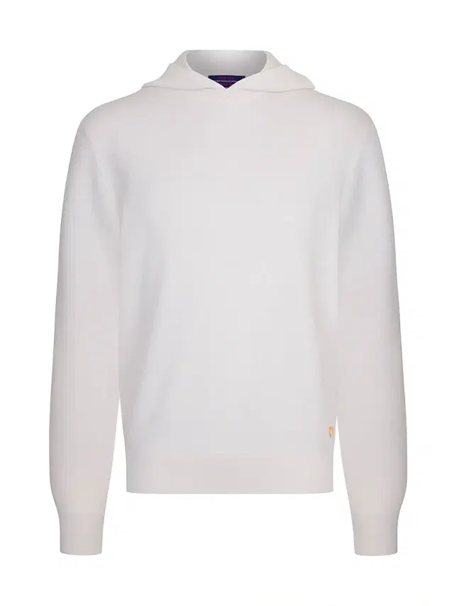 Stefano Ricci Men's Luxurious and Sophisticated Crewneck Sweater - White
