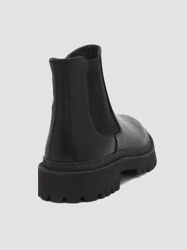 Pollini Men's M. Leather Ankle Boots - Black - Size 8 | Thumbnail 3 Pollini Men's M. Leather Ankle Boots - Black - Size 8 | Thumbnail 3
