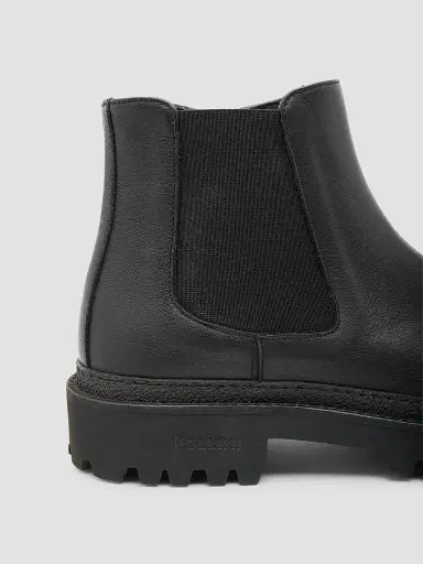 Pollini Men's M. Leather Ankle Boots - Black - Size 8 | Thumbnail 6 Pollini Men's M. Leather Ankle Boots - Black - Size 8 | Thumbnail 6