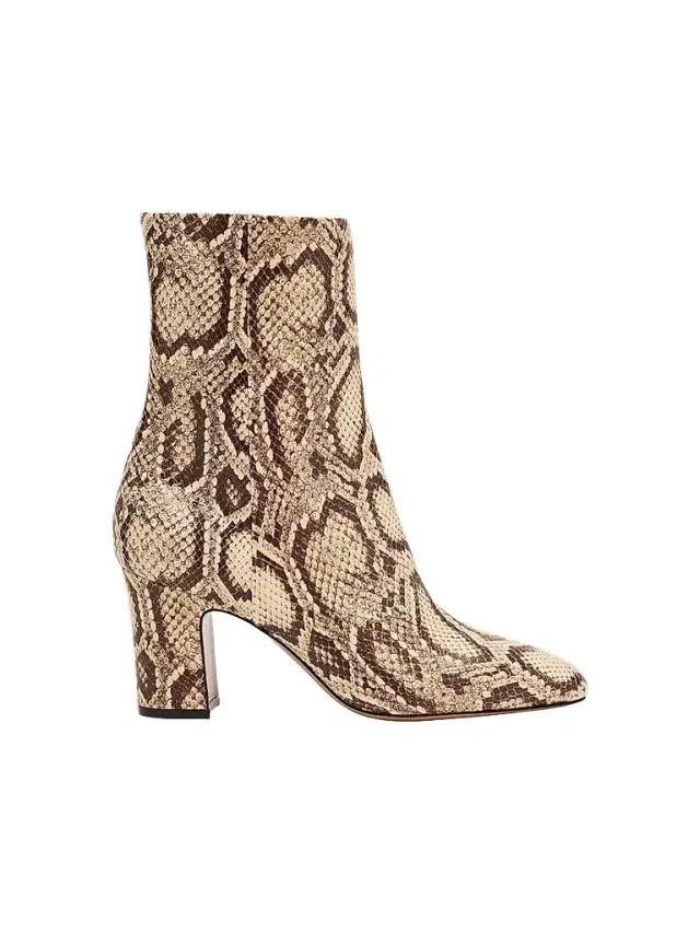Paris Texas Women's Lavinia 5MM Snake-Embossed Leather Ankle Boots - Python