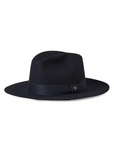 Stefano Ricci Men's Fedora Hat - Black And Dark Blue | Thumbnail 1 Stefano Ricci Men's Fedora Hat - Black And Dark Blue | Thumbnail 1