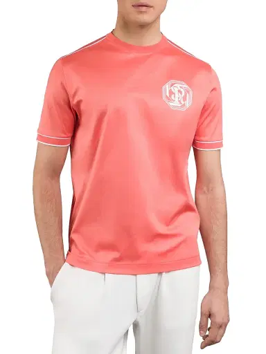Stefano Ricci Men's Jersey Knit Crewneck T-Shirt | Thumbnail 2 Stefano Ricci Men's Jersey Knit Crewneck T-Shirt | Thumbnail 2