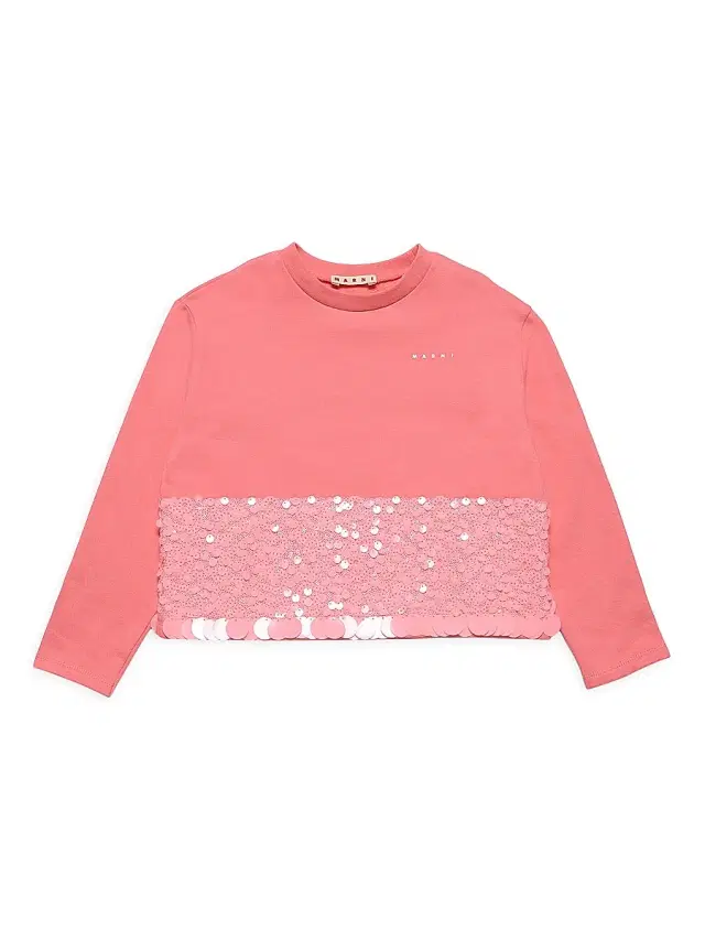Marni Little Girl's & Girl's Sequined Crewneck Sweatshirt - Pink
