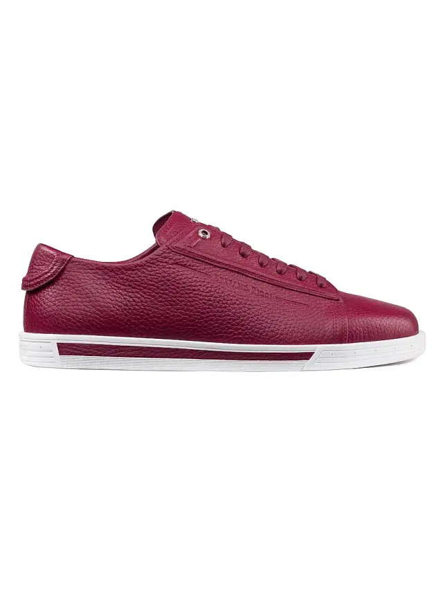 Stefano Ricci Men's Calfskin Sneakers - Rosso Tibet