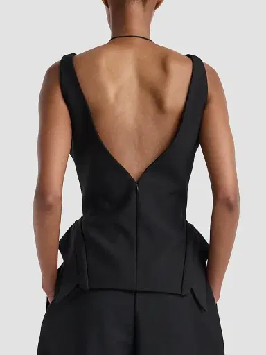 RÓHE Women's Deconstructed Collar Top | Thumbnail 3