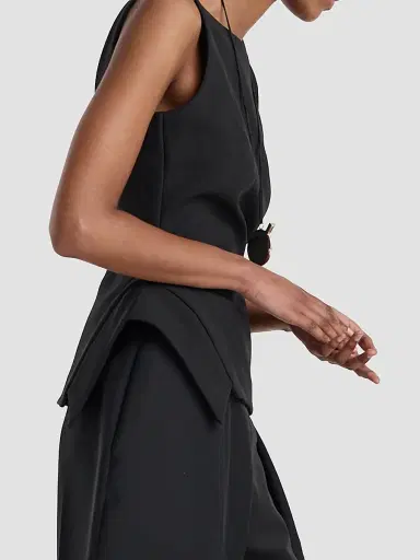 RÓHE Women's Deconstructed Collar Top | Thumbnail 6