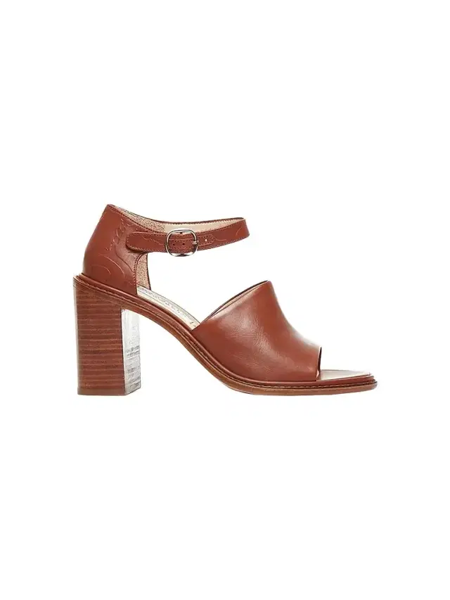 Gabriela Hearst Women's Beau Leather Block-Heel Sandals - Cognac