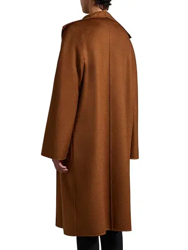 Max Mara Women's Midi Cashmere Cardigan Coat - Tobacco - Size 2 | Thumbnail 3