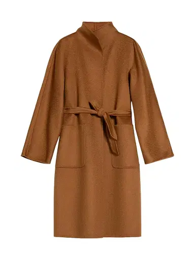 Max Mara Women's Midi Cashmere Cardigan Coat - Tobacco - Size 2 | Thumbnail 1