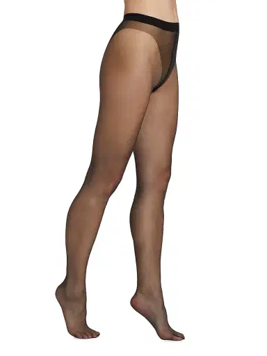Wolford Women's Luxe 9 Sheer Tights - Black | Thumbnail 1 Wolford Women's Luxe 9 Sheer Tights - Black | Thumbnail 1