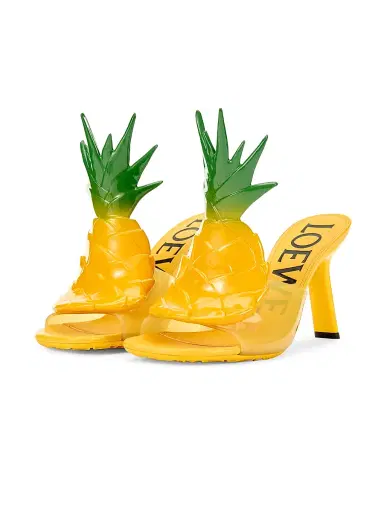 Loewe Women's x Paula's Ibiza 90MM Pineapple-Appliqué Sandals | Thumbnail 2