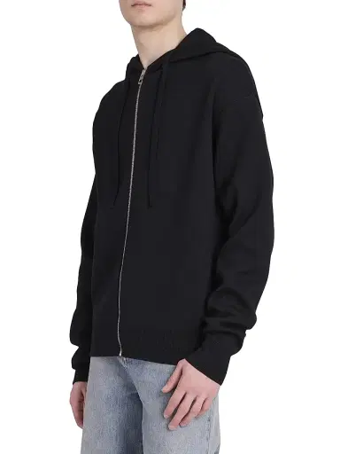 Loewe Men's Anagram Logo Wool-Blend Hoodie - Black - Size Large | Thumbnail 4 Loewe Men's Anagram Logo Wool-Blend Hoodie - Black - Size Large | Thumbnail 4