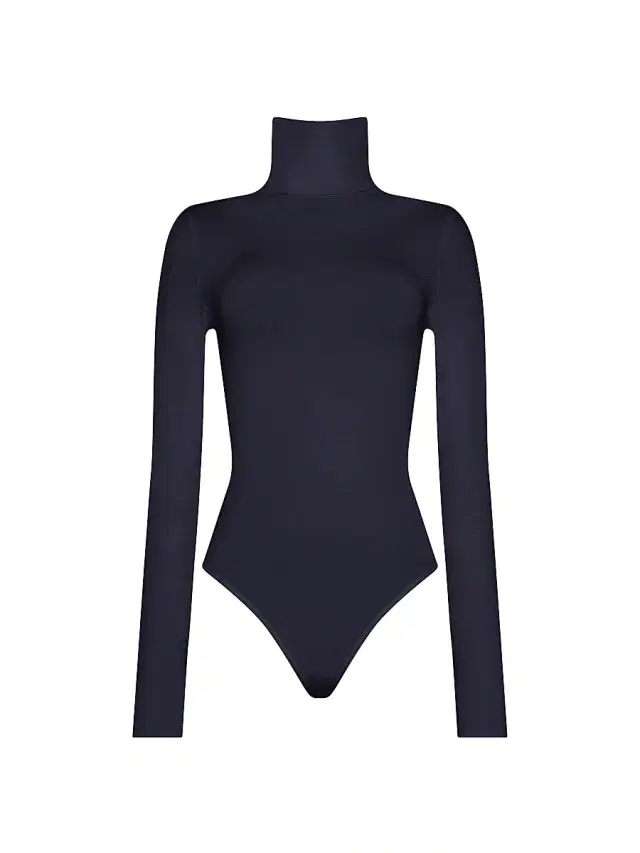 Wolford Women's Colorado Turtleneck Bodysuit - Deep Night
