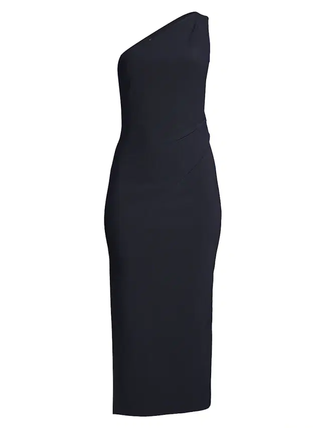 Bec & Bridge Women's Karina One-Shoulder Midi-Dress - Ink