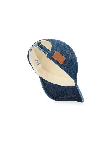 Loewe Men's x Paula's Ibiza Denim Cap - Denim Blue - Size Large | Thumbnail 5 Loewe Men's x Paula's Ibiza Denim Cap - Denim Blue - Size Large | Thumbnail 5