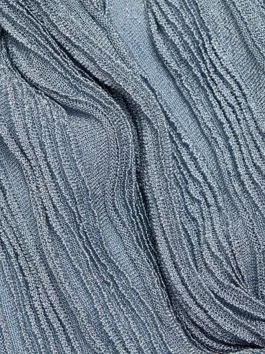 Zimmermann Women's Cascadian Ribbed Metallic Midi-Dress - Metallic Blue | Thumbnail 7 Zimmermann Women's Cascadian Ribbed Metallic Midi-Dress - Metallic Blue | Thumbnail 7