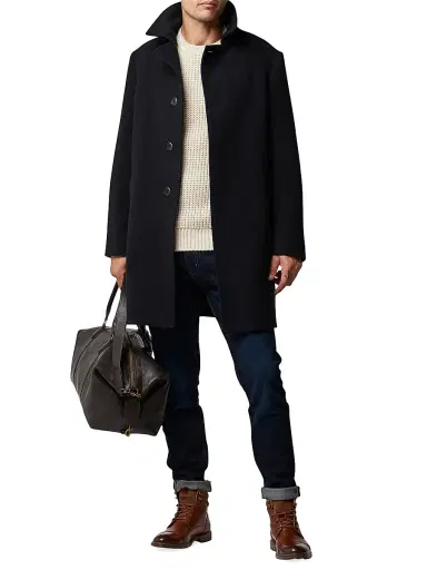 Rodd & Gunn Men's Murchison Wool Peacoat | Thumbnail 2