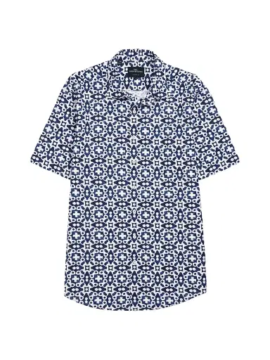 Rodd & Gunn Men's Palliser Bay Shirt - Indigo - Size Medium | Thumbnail 1 Rodd & Gunn Men's Palliser Bay Shirt - Indigo - Size Medium | Thumbnail 1