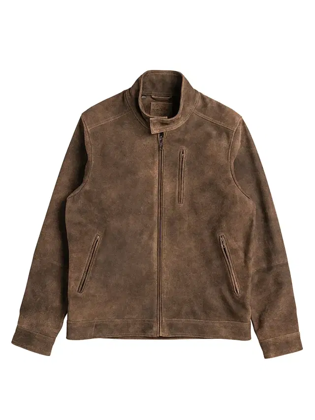 Rodd & Gunn Men's Mandeville Leather Jacket - Seal - Size Small