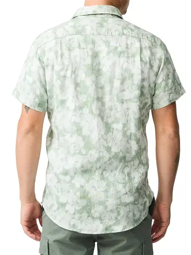 Rodd & Gunn Men's Springflat Sports Fit Shirt - Pistachio - Size Small | Thumbnail 4