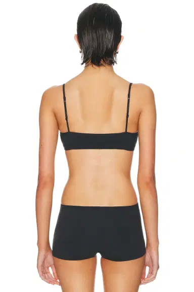 Skims Everybody Cotton Scoop Bralette | Thumbnail 3