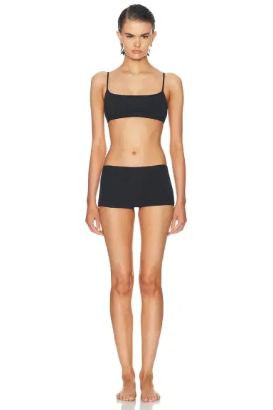 Skims Everybody Cotton Scoop Bralette | Thumbnail 4