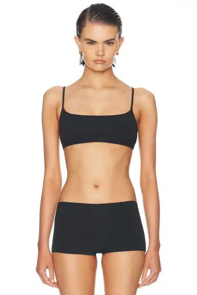 Skims Everybody Cotton Scoop Bralette | Thumbnail 1