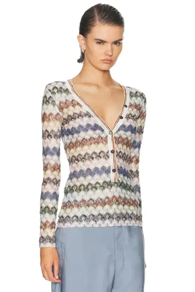Missoni V-Neck Sweater | Thumbnail 2 Missoni V-Neck Sweater | Thumbnail 2