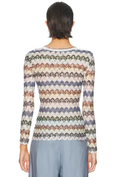 Missoni V-Neck Sweater | Thumbnail 3 Missoni V-Neck Sweater | Thumbnail 3