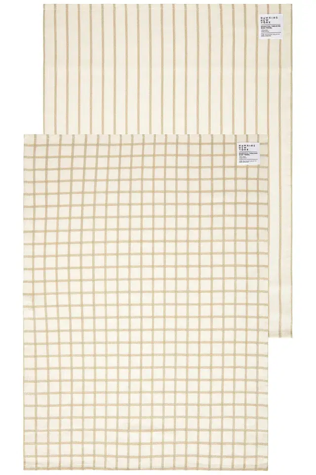 HAWKINS NEW YORK Essential Yarn Dyed Set Of 2 Dish Towels