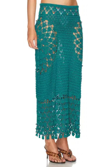 Rabanne Crochet Maxi Skirt | Thumbnail 3 Rabanne Crochet Maxi Skirt | Thumbnail 3
