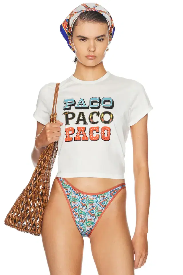 RABANNE Paco Graphic Tee