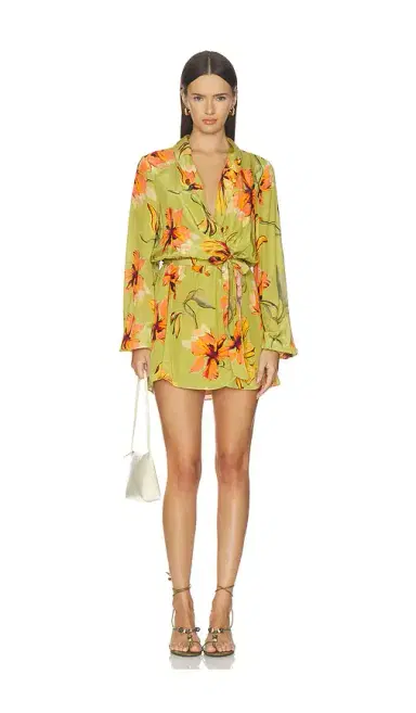 ROCOCO SAND Mini Dress With Detachable Belt | Thumbnail 1 ROCOCO SAND Mini Dress With Detachable Belt | Thumbnail 1