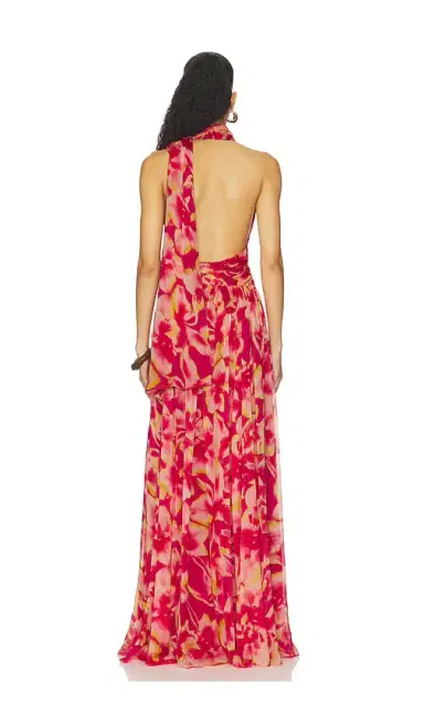 ROCOCO SAND Ruched Sash Maxi Dress | Thumbnail 3