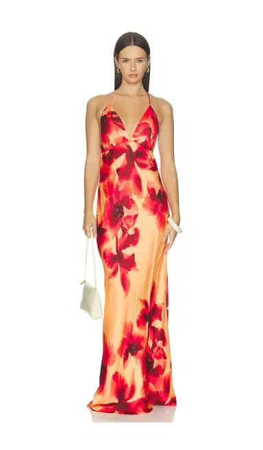 ROCOCO SAND Halter Neck Maxi Dress | Thumbnail 1