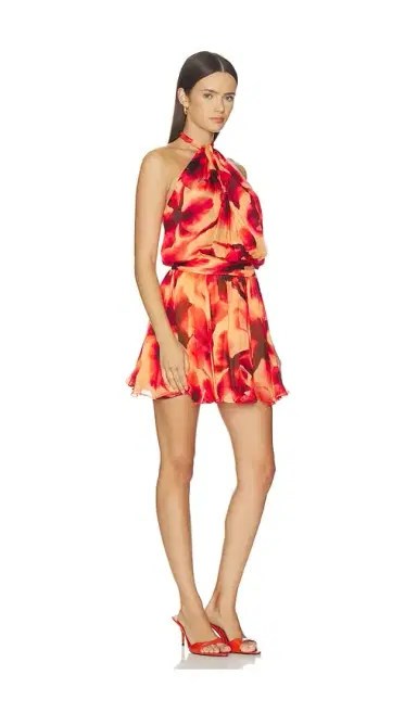 ROCOCO SAND Sash Tie Mini Dress | Thumbnail 2 ROCOCO SAND Sash Tie Mini Dress | Thumbnail 2