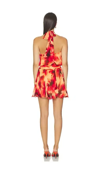 ROCOCO SAND Sash Tie Mini Dress | Thumbnail 3 ROCOCO SAND Sash Tie Mini Dress | Thumbnail 3